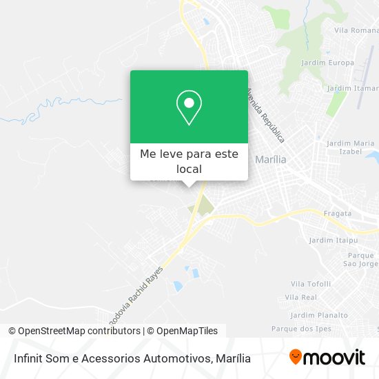 Infinit Som e Acessorios Automotivos mapa