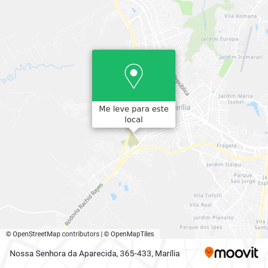 Nossa Senhora da Aparecida, 365-433 mapa