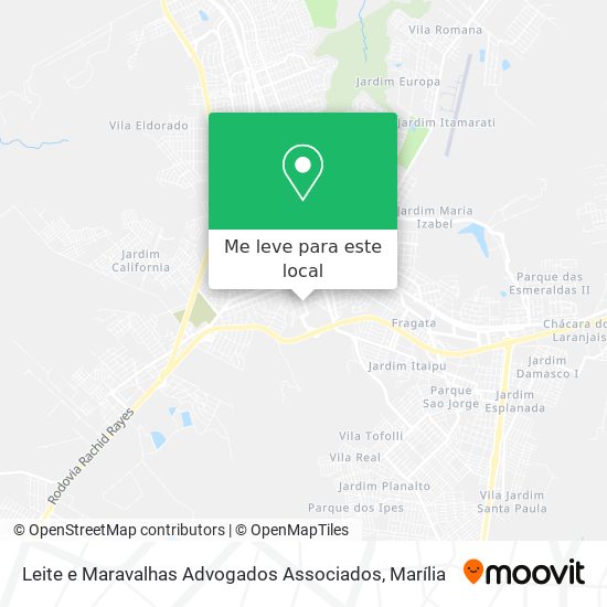Leite e Maravalhas Advogados Associados mapa