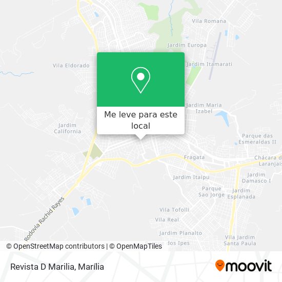 Revista D Marilia mapa