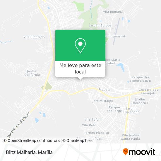 Blitz Malharia mapa