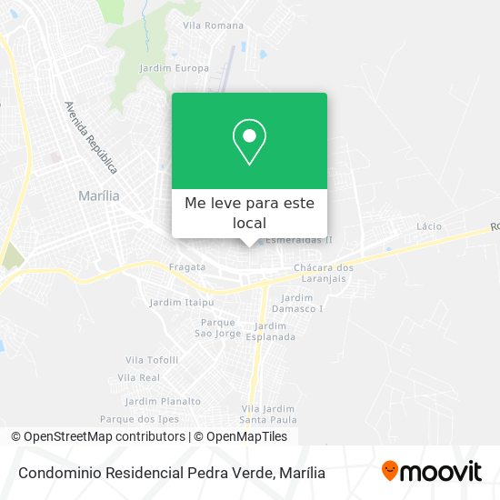 Condominio Residencial Pedra Verde mapa