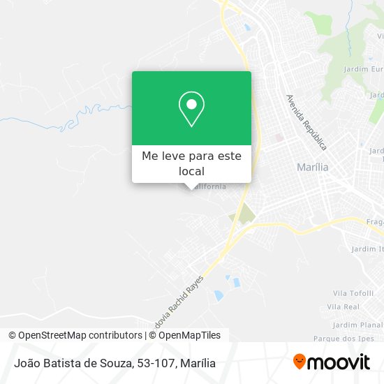 João Batista de Souza, 53-107 mapa