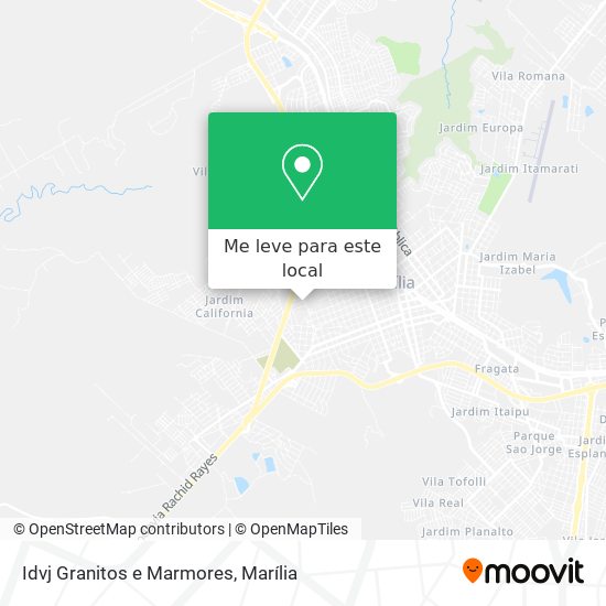 Idvj Granitos e Marmores mapa
