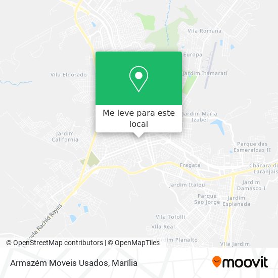 Armazém Moveis Usados mapa