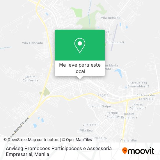 Anviseg Promocoes Participacoes e Assessoria Empresarial mapa