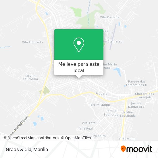 Grãos & Cia mapa