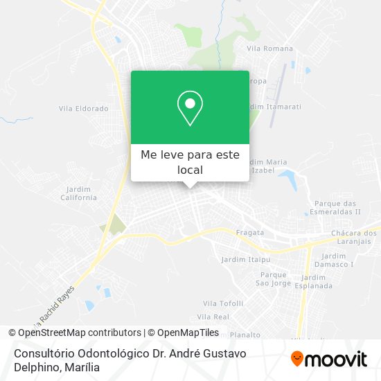 Consultório Odontológico Dr. André Gustavo Delphino mapa