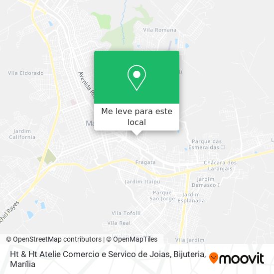 Ht & Ht Atelie Comercio e Servico de Joias, Bijuteria mapa