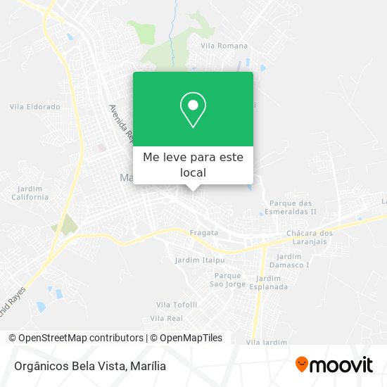 Orgânicos Bela Vista mapa