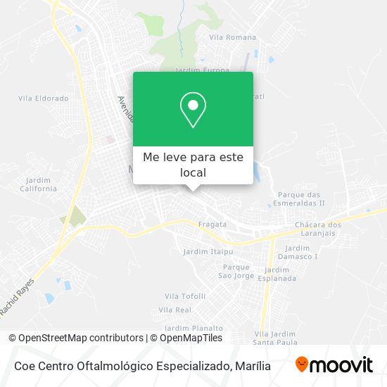 Coe Centro Oftalmológico Especializado mapa