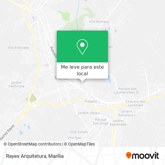 Rayes Arquitetura mapa
