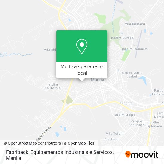 Fabripack, Equipamentos Industriais e Servicos mapa