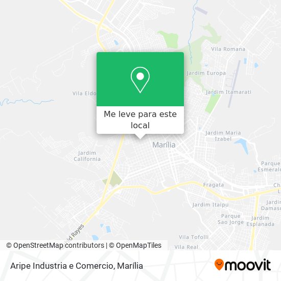 Aripe Industria e Comercio mapa