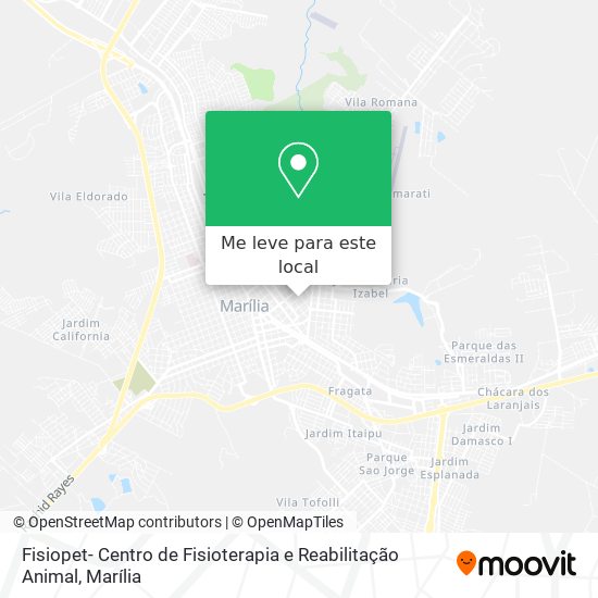 Fisiopet- Centro de Fisioterapia e Reabilitação Animal mapa