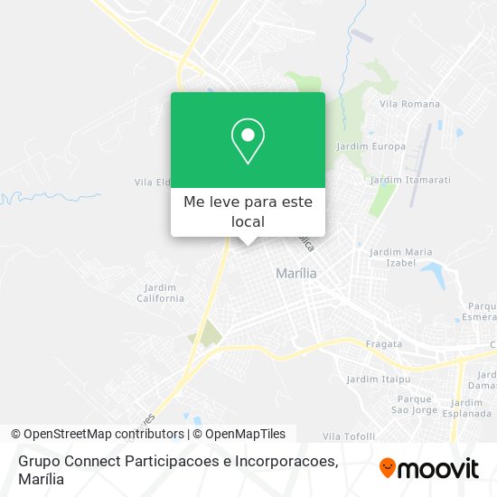 Grupo Connect Participacoes e Incorporacoes mapa