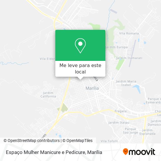 Espaço Mulher Manicure e Pedicure mapa