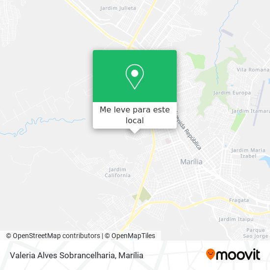 Valeria Alves Sobrancelharia mapa