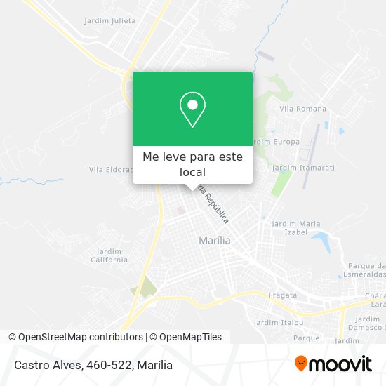 Castro Alves, 460-522 mapa