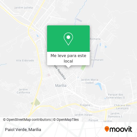 Paiol Verde mapa