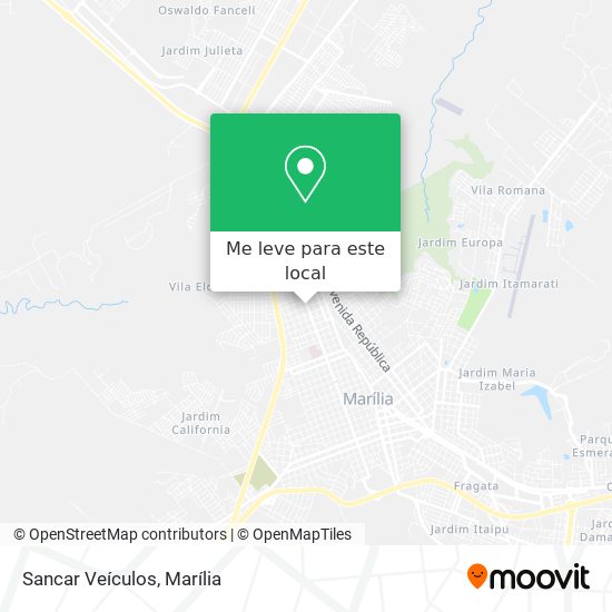 Sancar Veículos mapa