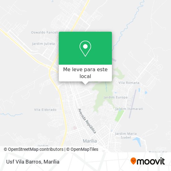 Usf Vila Barros mapa
