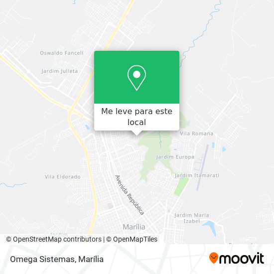Omega Sistemas mapa