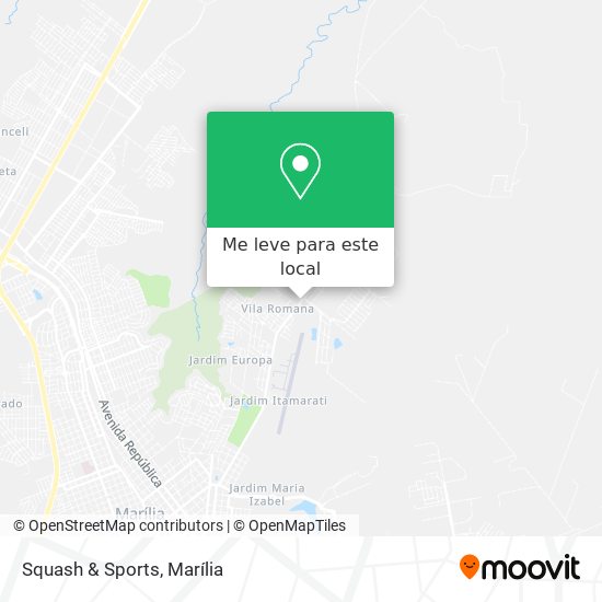 Squash & Sports mapa