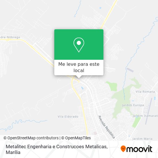 Metalitec Engenharia e Construcoes Metalicas mapa