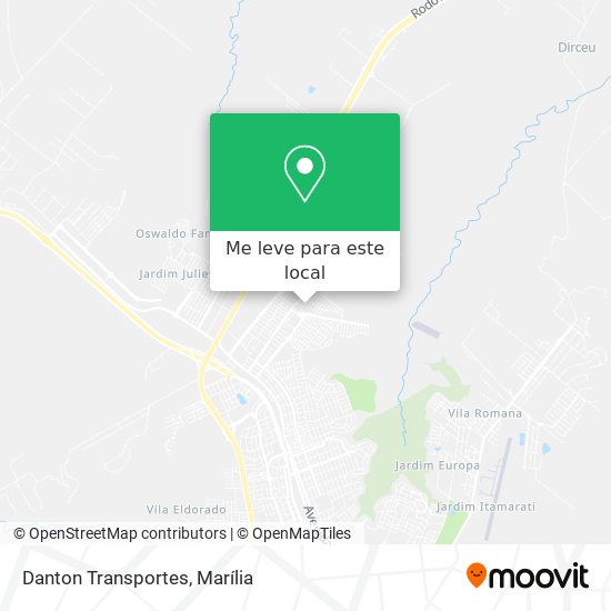 Danton Transportes mapa