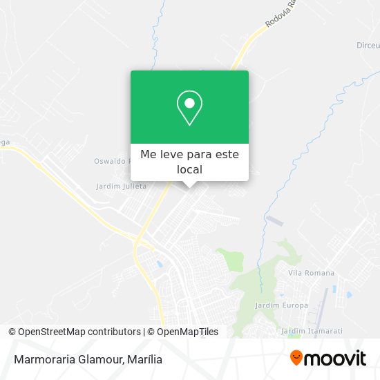Marmoraria Glamour mapa
