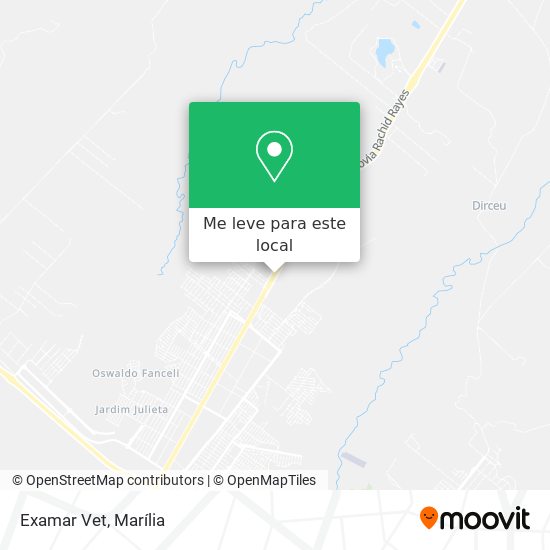 Examar Vet mapa