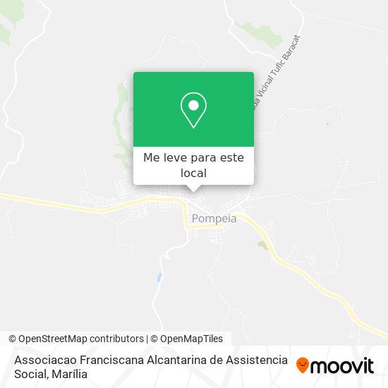 Associacao Franciscana Alcantarina de Assistencia Social mapa