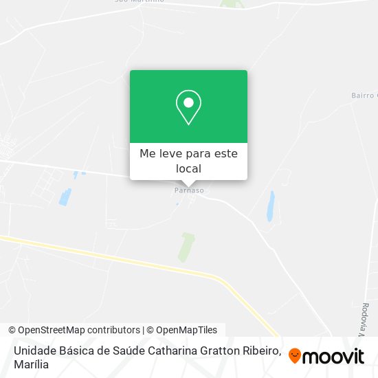 Unidade Básica de Saúde Catharina Gratton Ribeiro mapa