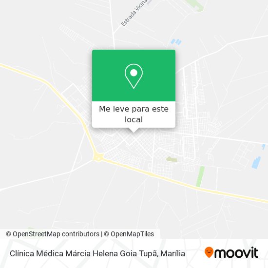Clínica Médica Márcia Helena Goia Tupã mapa