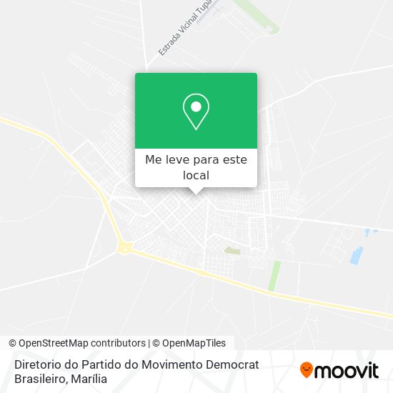 Diretorio do Partido do Movimento Democrat Brasileiro mapa