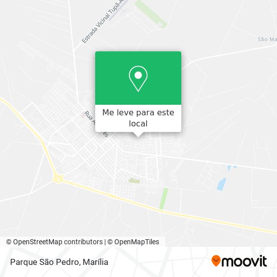 Parque São Pedro mapa