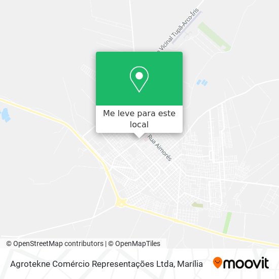 Agrotekne Comércio Representações Ltda mapa