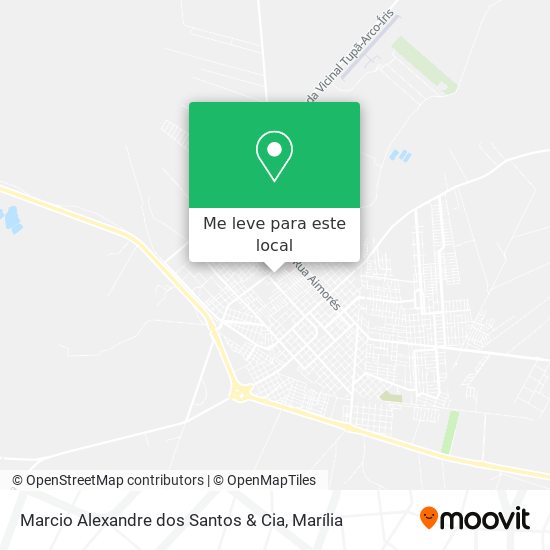 Marcio Alexandre dos Santos & Cia mapa