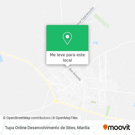 Tupa Online Desenvolvimento de Sites mapa
