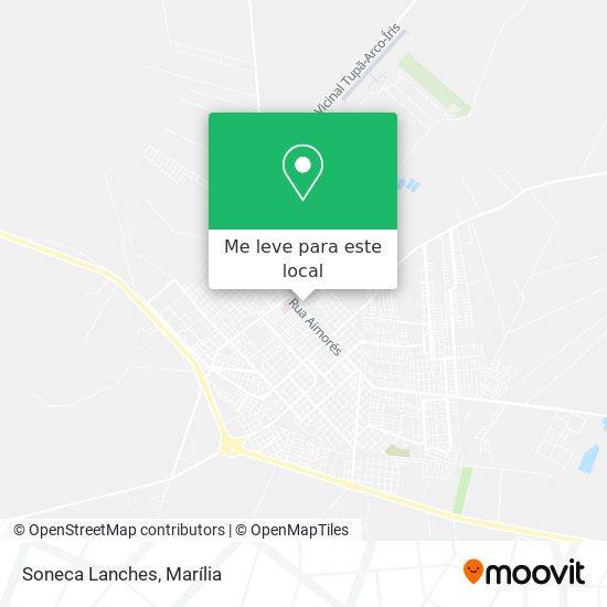 Soneca Lanches mapa