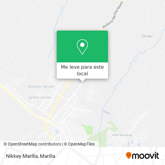 Nikkey Marília mapa