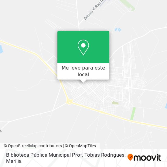 Biblioteca Pública Municipal Prof. Tobias Rodrigues mapa