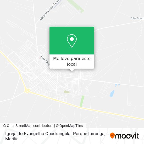 Igreja do Evangelho Quadrangular Parque Ipiranga mapa