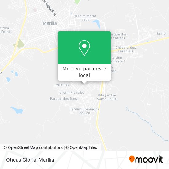 Oticas Gloria mapa