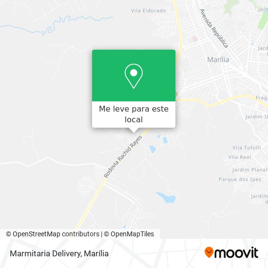 Marmitaria Delivery mapa