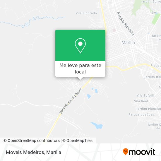Moveis Medeiros mapa