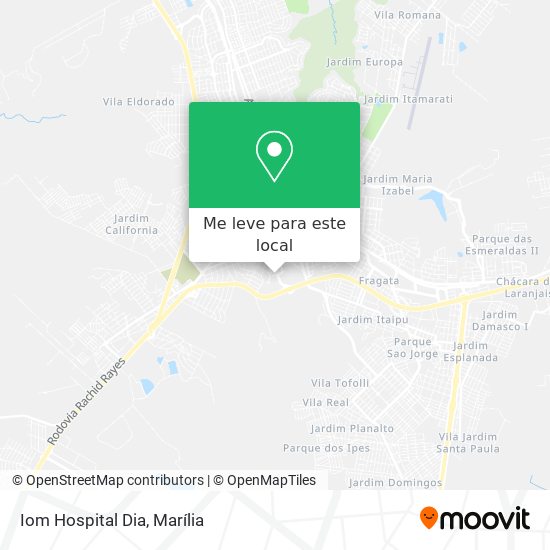 Iom Hospital Dia mapa