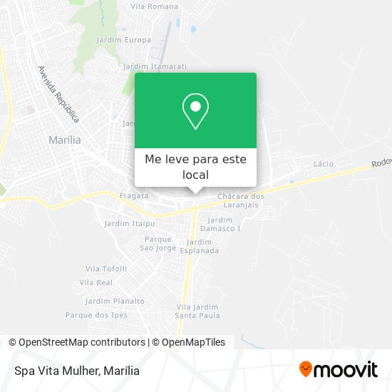 Spa Vita Mulher mapa