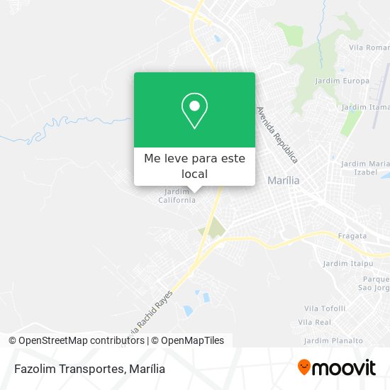 Fazolim Transportes mapa